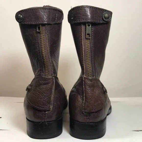 💙 Frye Melissa Button Short Boots