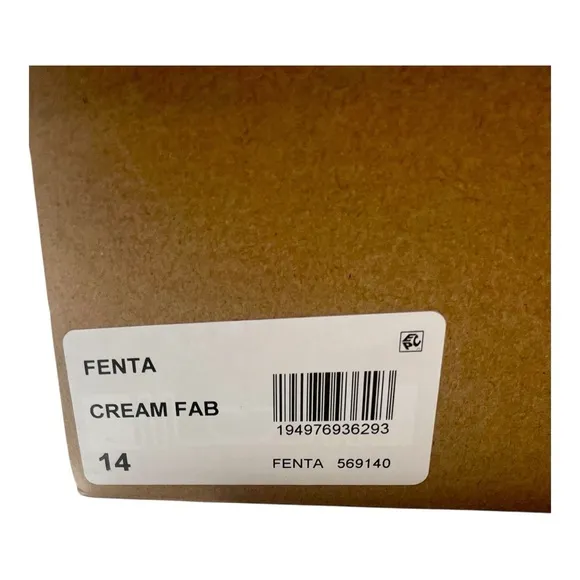 🆕 NIB Men’s Steve Madden “Fenta’ Cream Canvas Shoe Size 14