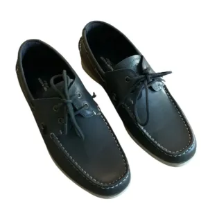 🆕 RODD &amp; GUNN Gordons Bay Leather Boat Shoe - Navy - Size 10 US / 43 EU