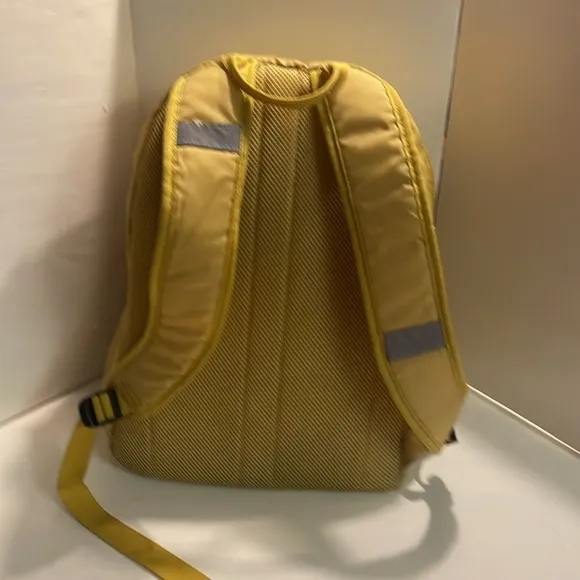 17” Embark top load soft side multiple pockets yellow back pack