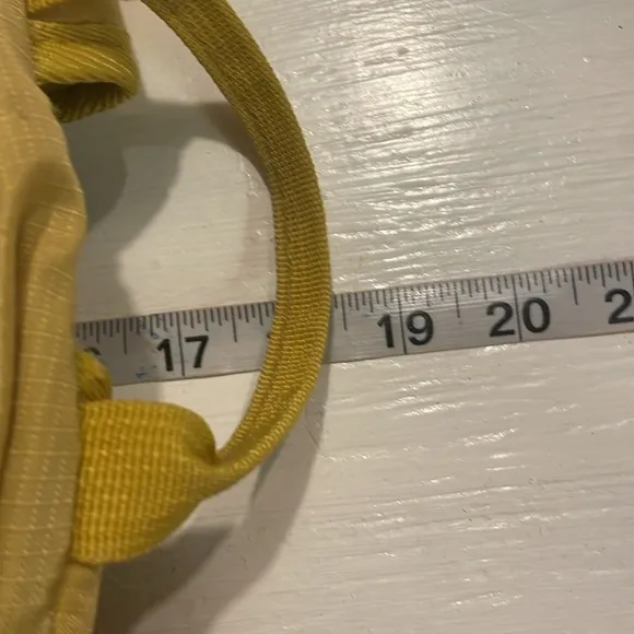 17” Embark top load soft side multiple pockets yellow back pack