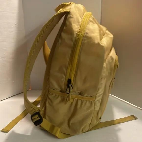 17” Embark top load soft side multiple pockets yellow back pack