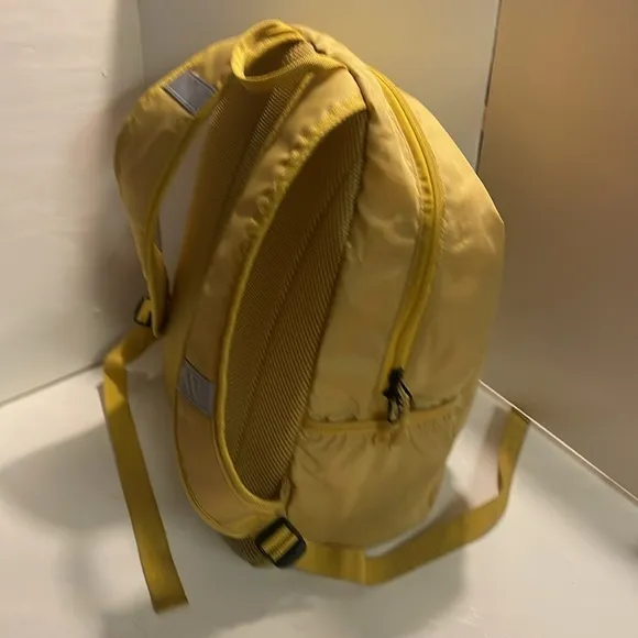 17” Embark top load soft side multiple pockets yellow back pack