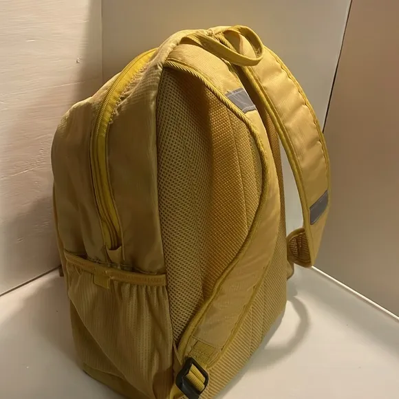 17” Embark top load soft side multiple pockets yellow back pack
