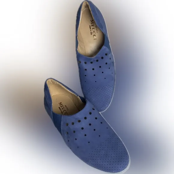 2 New pairs Sesto Meucci Dana Comfort Slip-On Walking Shoes black &amp; blue s 9.5