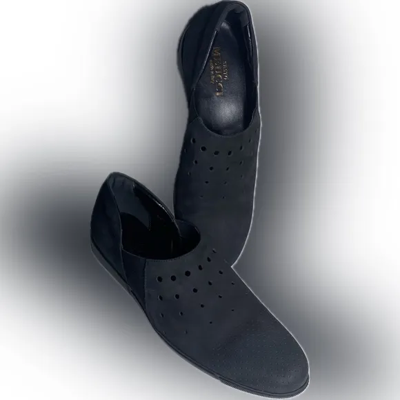 2 New pairs Sesto Meucci Dana Comfort Slip-On Walking Shoes black &amp; blue s 9.5