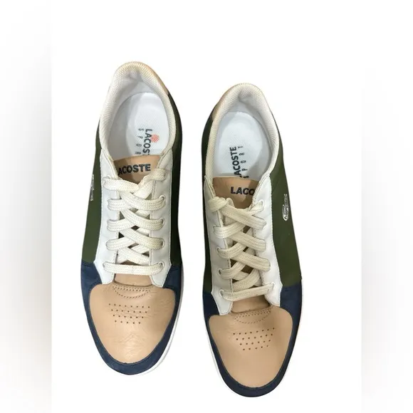 349.🐊 Lacoste turbo low size 12 men’s tennis shoes