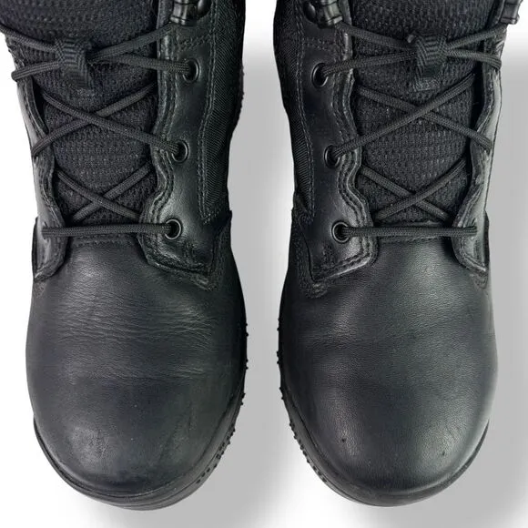 5.11 Tactical ATAC 2.0 8” Boots 12391 Black Side Zip Combat Military Men’s 9.5