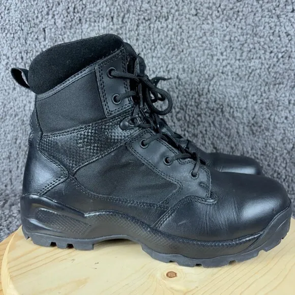 5.11 Tactical Boots Atac 2.0 Military Boot Mens Size 12 Black Size Zip Combat