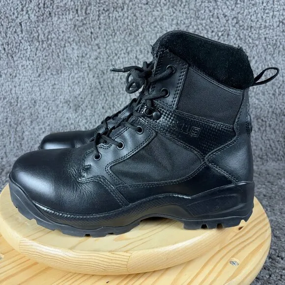 5.11 Tactical Boots Atac 2.0 Military Boot Mens Size 12 Black Size Zip Combat
