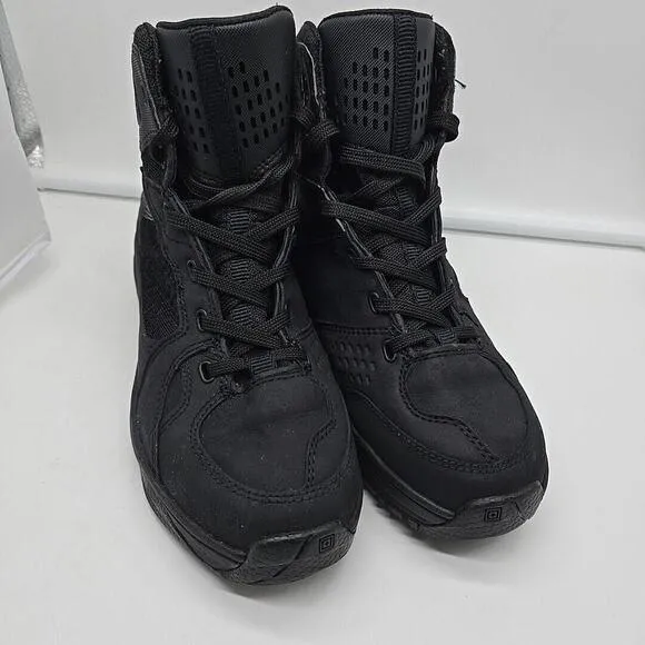 5.11 Tactical Boots Mens 6 Halcyon Stealth Black Waterproof Military Mid Top