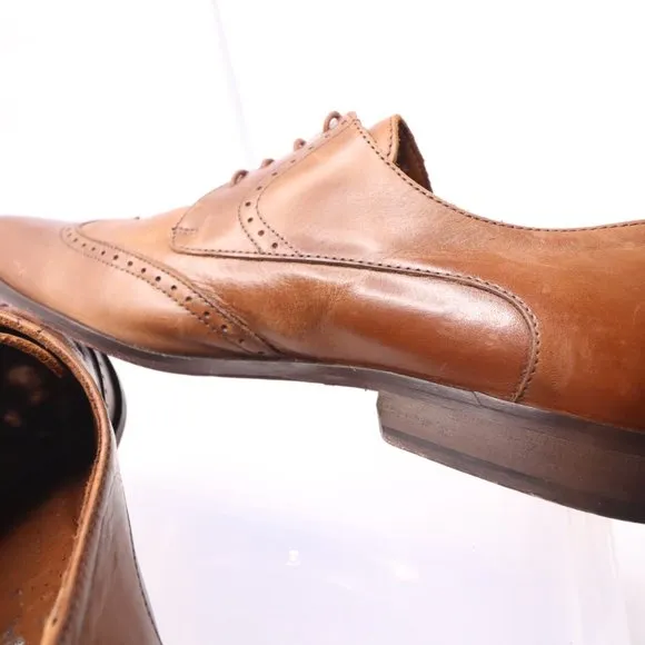 7020   MICHAEL SHANNON 7020 Italian Couture  Leather  Shoes  size us 11.5