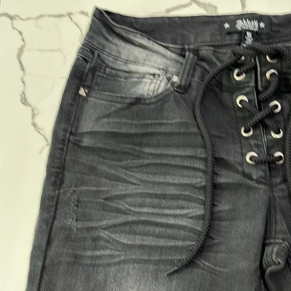 Abby Dawn | by Avril Lavigne Black Denim Studded Jeans