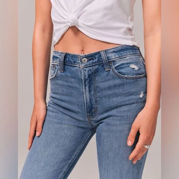 Abercrombie &amp; Fitch High Rise Skinny Jean Size 28