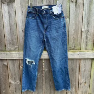 Abercrombie &amp; Fitch Jeans the Ankle Straight Ultra High Rise Size 26