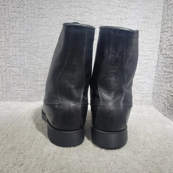 Addison Shoe Company Mens Size US 11E Black Military Steel Toe Combat Boots