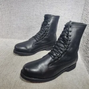 Addison Shoe Company Mens Size US 11E Black Military Steel Toe Combat Boots