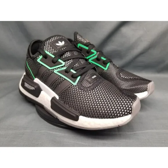 Adidas Boys NMD_G1 J Sneakers Composition Black Green White Size 6 NEW NO BOX!