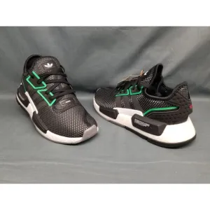 Adidas Boys NMD_G1 J Sneakers Composition Black Green White Size 7 NEW NO BOX!
