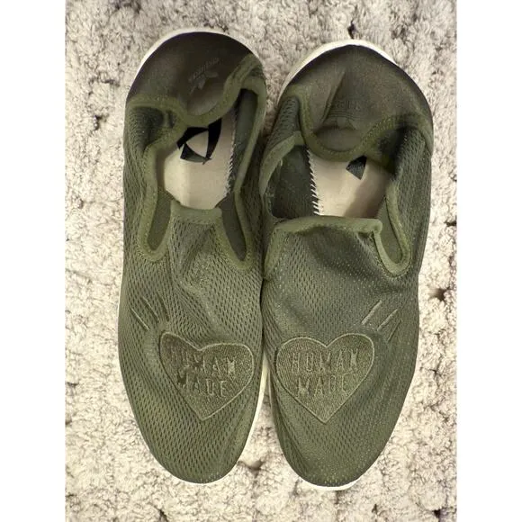 Adidas by Pharrell Williams Pure x Human Made Slip-on Shoes Sneakers Sz 8
