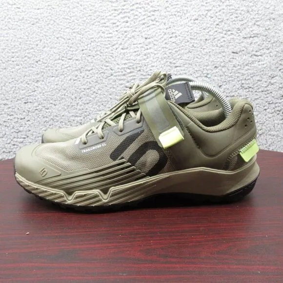 Adidas Five Ten Trailcross‎ Clip In Mountain Bike Shoes Sneakers Mens 8.5 Green