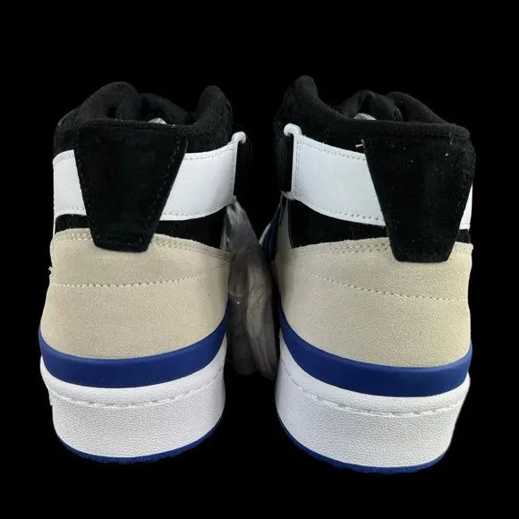 Adidas Forum Mid White Black Royal Blue Shoes FY6796 Men's Sizes 8.5 - 10.5