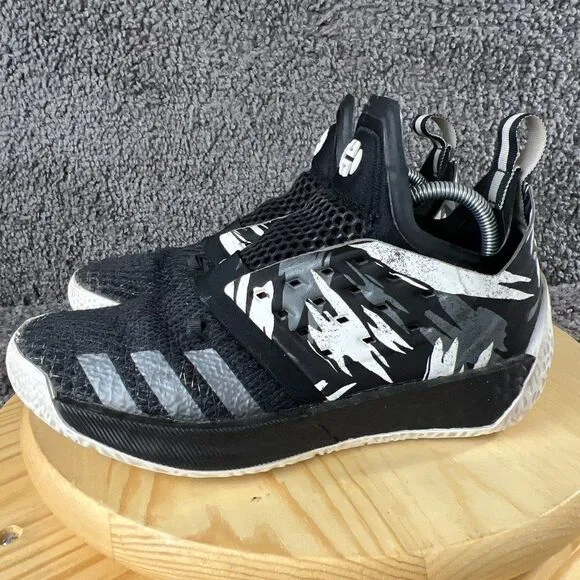 Adidas James Harden Vol 2 Traffic Jam Basketball Shoes Mens 7.5 Black Sneakers
