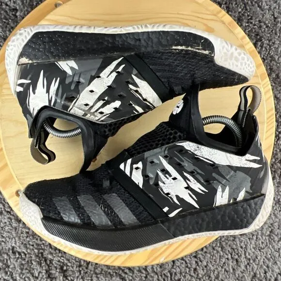 Adidas James Harden Vol 2 Traffic Jam Basketball Shoes Mens 7.5 Black Sneakers