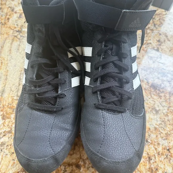 Adidas Men's Black Wrestling Shoes -HVC2