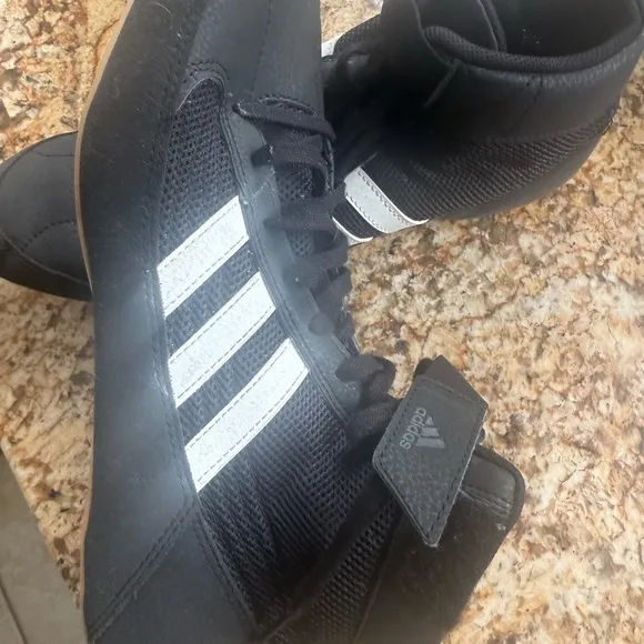 Adidas Men's Black Wrestling Shoes -HVC2