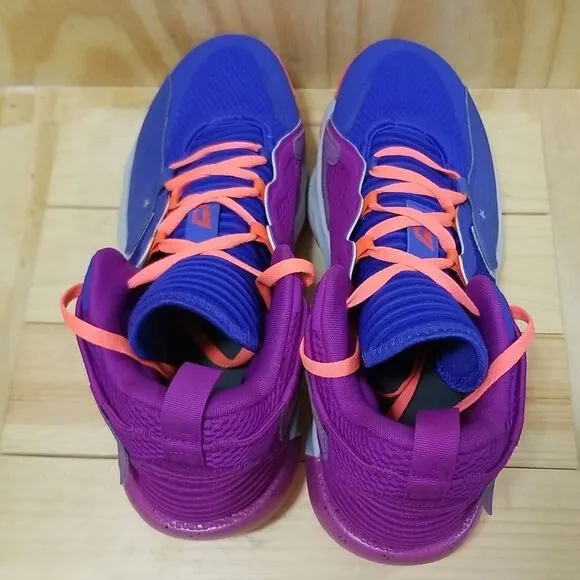 Adidas Mens Dame 7 EXTPLY Say Cheese  Blue/Pink Basketball Shoes Size 13