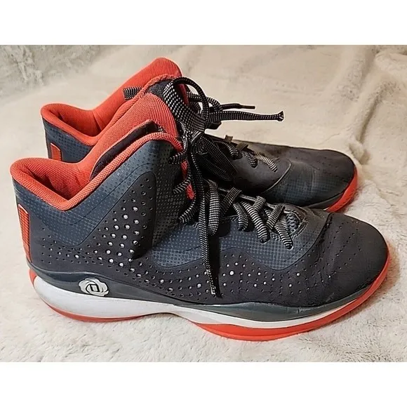 Adidas Mens Shoes Sneakers Derrick D Rose 773 III Basketball Onyx Sol Size 12