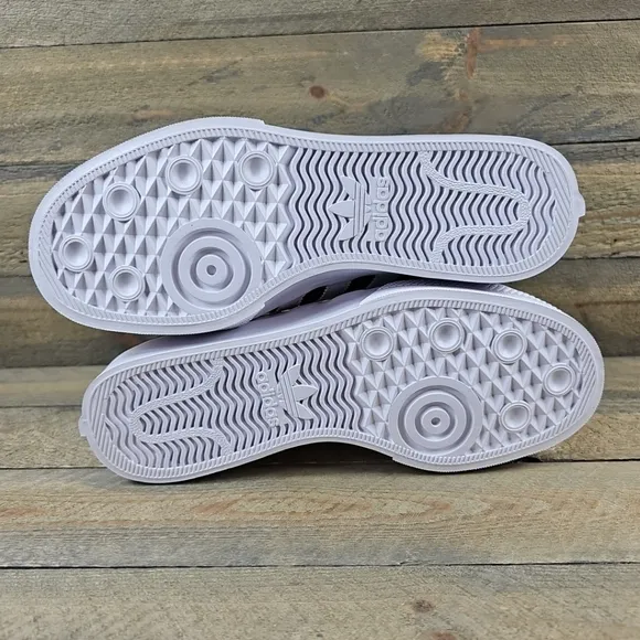 adidas Nizza Platform Mid Women's Shoes Canvas Black White