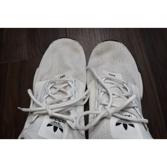 Adidas NMD R1 V2 White Athletic Shoes Sneakers Mens Size 8.5