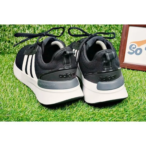 Adidas Racer TR21 'Black White' Sneakers - Men's Size 10