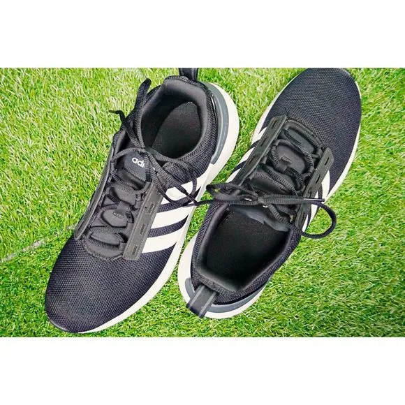 Adidas Racer TR21 'Black White' Sneakers - Men's Size 10