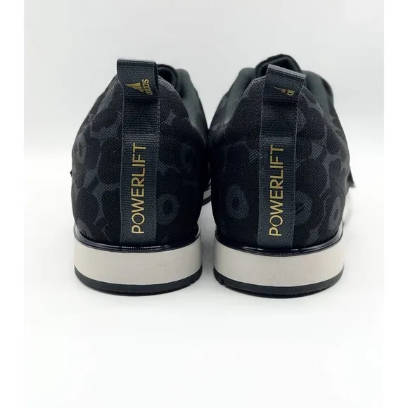 Adidas Shoes Men Size 13 Powerlift 4 Carbon Black Weightlifting Sneakers GZ2868