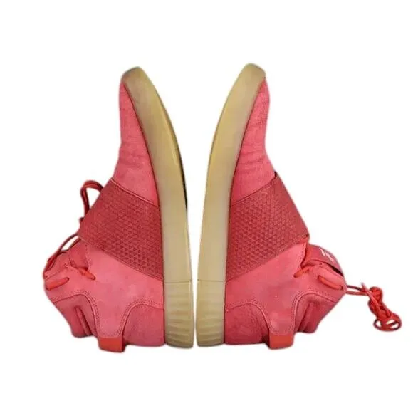 Adidas Shoes Mens 11 Sneakers Athletic Strap Trainer Tubular Invader Leather Red