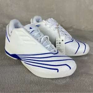 Adidas TMac 2 Restomod Men's Basketball Shoes Size 12 White Blue Leather NEW