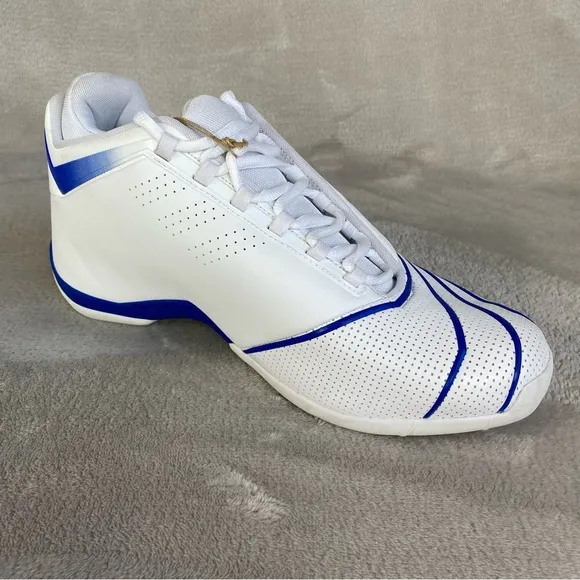 Adidas TMac 2 Restomod Men's Basketball Shoes Size 12 White Blue Leather NEW