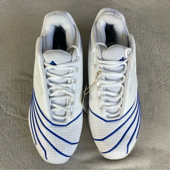 Adidas TMac 2 Restomod Men's Basketball Shoes Size 12 White Blue Leather NEW