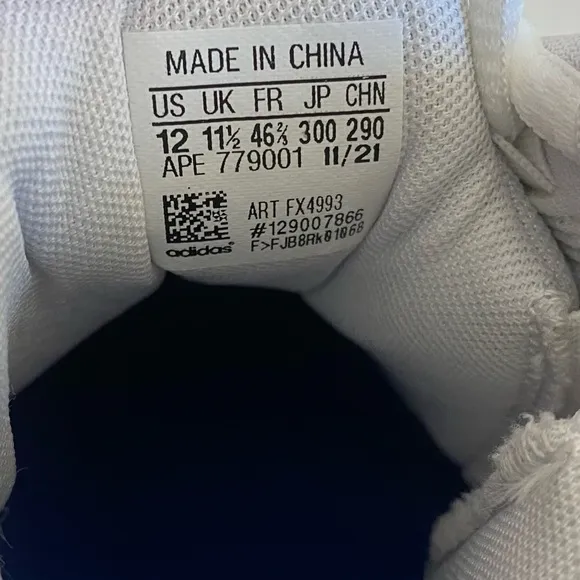 Adidas TMac 2 Restomod Men's Basketball Shoes Size 12 White Blue Leather NEW
