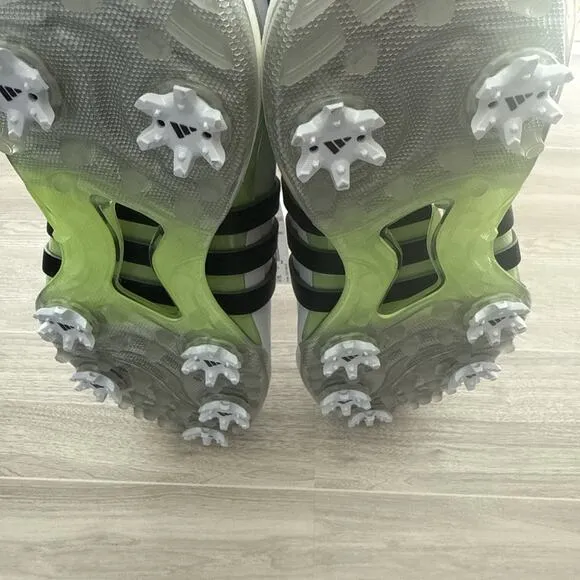 Adidas Tour360 24 Boost Women's Size 8 Golf Shoes IF0259 White/Black/Green NEW