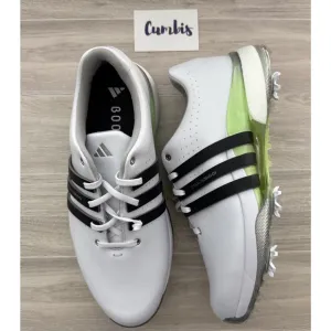 Adidas Tour360 24 Boost Women's Size 8 Golf Shoes IF0259 White/Black/Green NEW