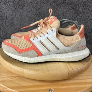 Adidas UltraBoost S&amp;L Running Shoe Womens 8.5 Glow Orange Coral Trainer Sneakers
