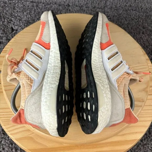 Adidas UltraBoost S&amp;L Running Shoe Womens 8.5 Glow Orange Coral Trainer Sneakers
