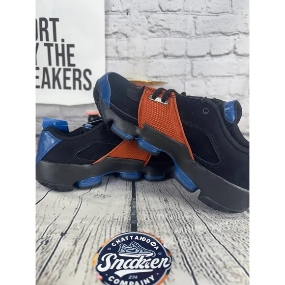 Adidas x Knicks Agent GIl Restomod Mens 9.5 Black Orange Blue Basketball Shoes