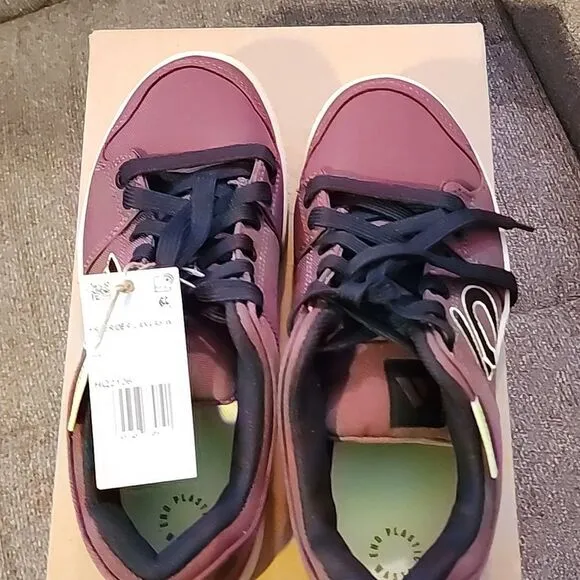 Adidas 10 5 Freerider Canvas Shoes - Burgundy and Black NWT Size 9