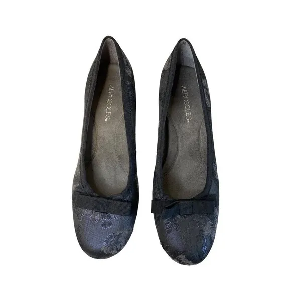 Aerosoles Women's Black Playhouse Evening Shoes Size 9.5 NWOT