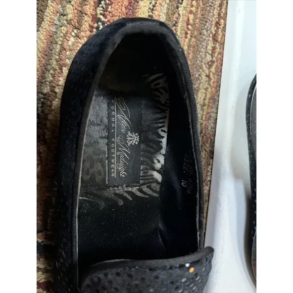 AFTER MIDNIGHT AM Mens 6786 Sequin Loafer Slip-On Shoes Smoker Formal‎ Size 10